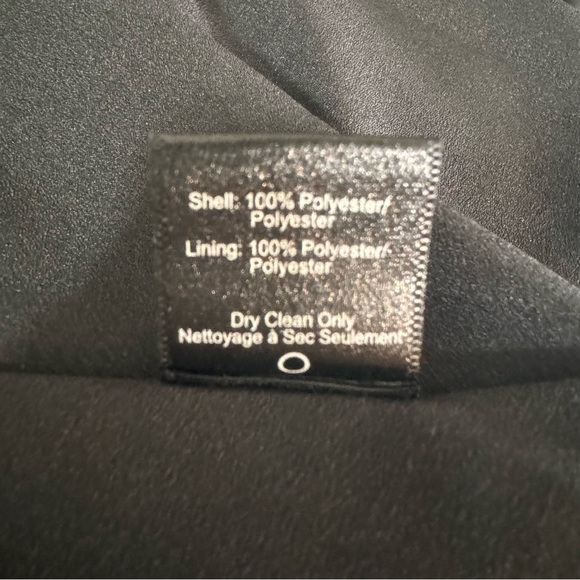 Dress The Population Delani Long Formal Maxi Dress Large Black Sequin Flowy - Picture 12 of 13